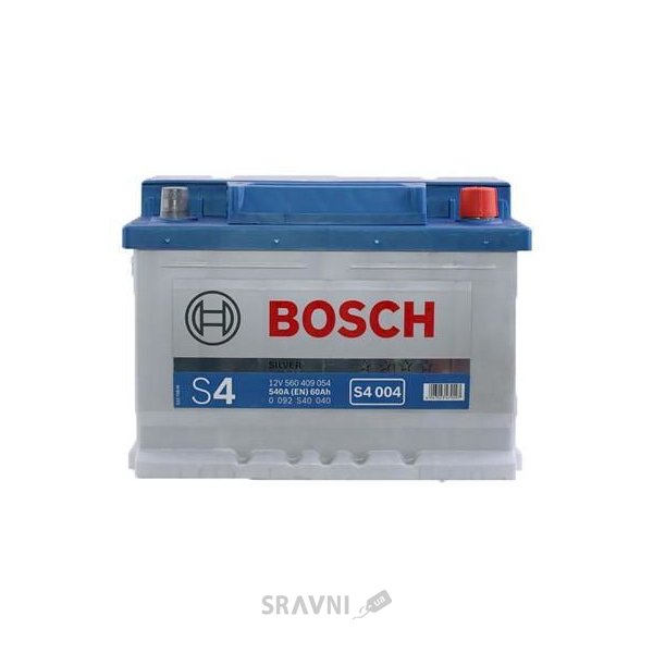 Акумуляторні батареї Автомобильный аккумулятор Bosch 6CT-60 АзЕ S4 Silver (S40 040)
