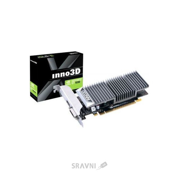 Відеокарти Видеокарта Inno3D GeForce GT 1030 0dB (N1030-1SDV-E5BL)